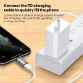 PD20W Fast Charging USB C Female to Lightning Male Adapter Lightning Female to Type C Male Adapter Converter ios and Android. 