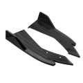 Car Rear Bumper Splitter - Cut Style Universal -Back Bumper Universal Car Canard Lip-Universal Gloss Black Rear Bumper Corner Splitters. 
