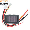 DC 0-100V 10A Digital Voltmeter Ammeter Dual Display Voltage Detector Current Meter Panel Amp Volt Gauge 0.28" Red Blue LED. 