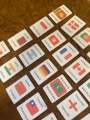 40 Countries flashcards with flag and nationalities. 