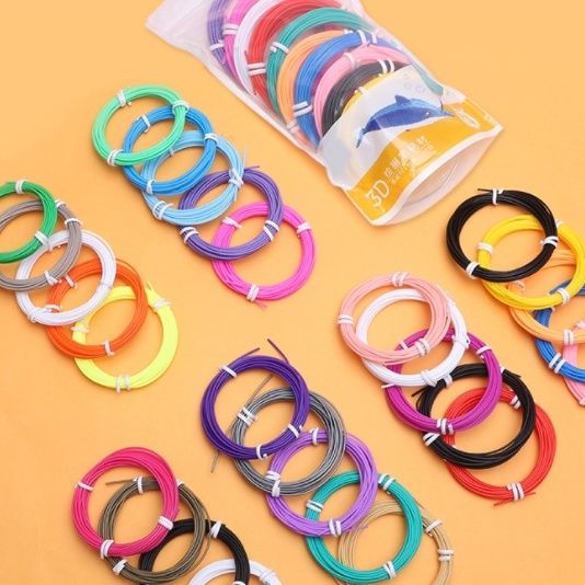 String Pla Card 10 Colour 3d Pen Drawing PLA Refill Filament Plastic ink wire ...