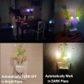 LED Sensor Night Light Mushroom Colorful Silicone Nightlights for Adults Kids US/EU Plug 110V/220V Cheap NightLight 1PC. 