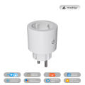 MOES Smart Plug Matter Wi-Fi Socket 16A Smart Timer Outlet Power Monitor Support TUYA   Homekit Work With  Home Alexa. 