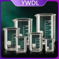 YWDL Heat Resistant Borosilicate Glass Beaker Measuring Cup Thick Glass Measuring Jug for Lab & Kitchen Multiple Capacity. 