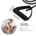 1pc 4-Level Resistance Bands with Handles for Home Workouts and Strength Training - Perfect for Yoga, Pilates,and fitness equipm. 