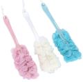 Long Handle Bath Sponge - Soft Mesh Body Scrubber & Exfoliating Shower Brush for Back Cleaning. 
