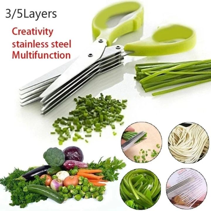 Multifunctional%20Scissors%20Stainless%20Steel%203/5%20Layer%20Kitchen%20Scissors%20Scallion%20Cutter%20Pepper%20Herb%20Laver%20Spices%20Onion%20Cooking%20Tool%20-%20Image%207