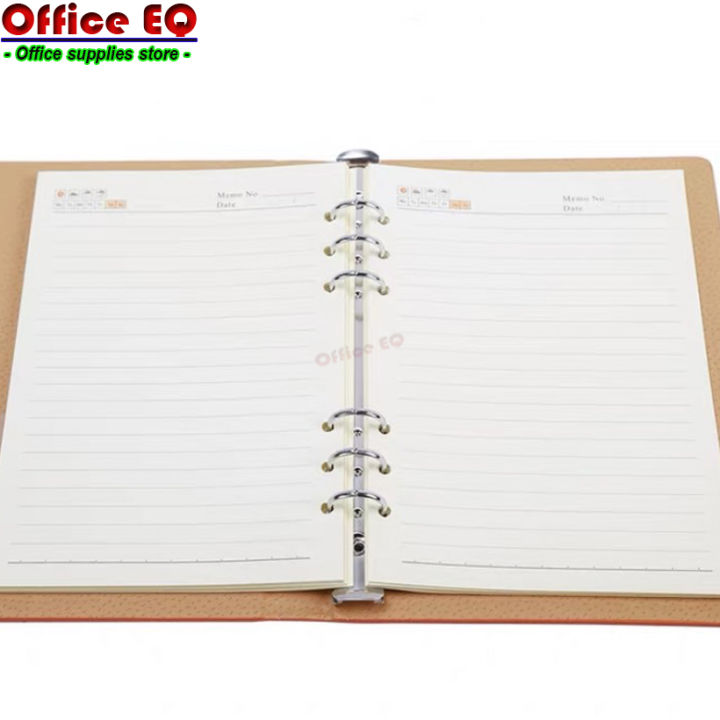 Notebook%20Journal%20file%20folder%20binder%20loop%20snake%20bone%20skin%20book%20detachable%20face%20thick%20leather%20book%20A5%20ready%20to%20ship%20-%20Image%207