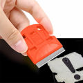Mini Plastic Razor Blade Scraper Glass Cleaning Scraper With Metal/Plastic Blades for Removing Glue Sticker Paint Window Scraper.
