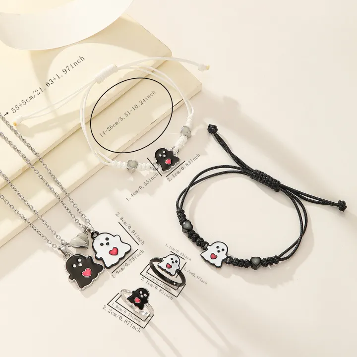 6-Piece%20Set%20Luminous%20Heart%20&%20Cute%20Cartoon%20Elf%20Pendants%20Couple%20Necklace%20Ring%20Bracelet%20Women's%20Fashion%20Jewelry%20Set%20-%20Image%204