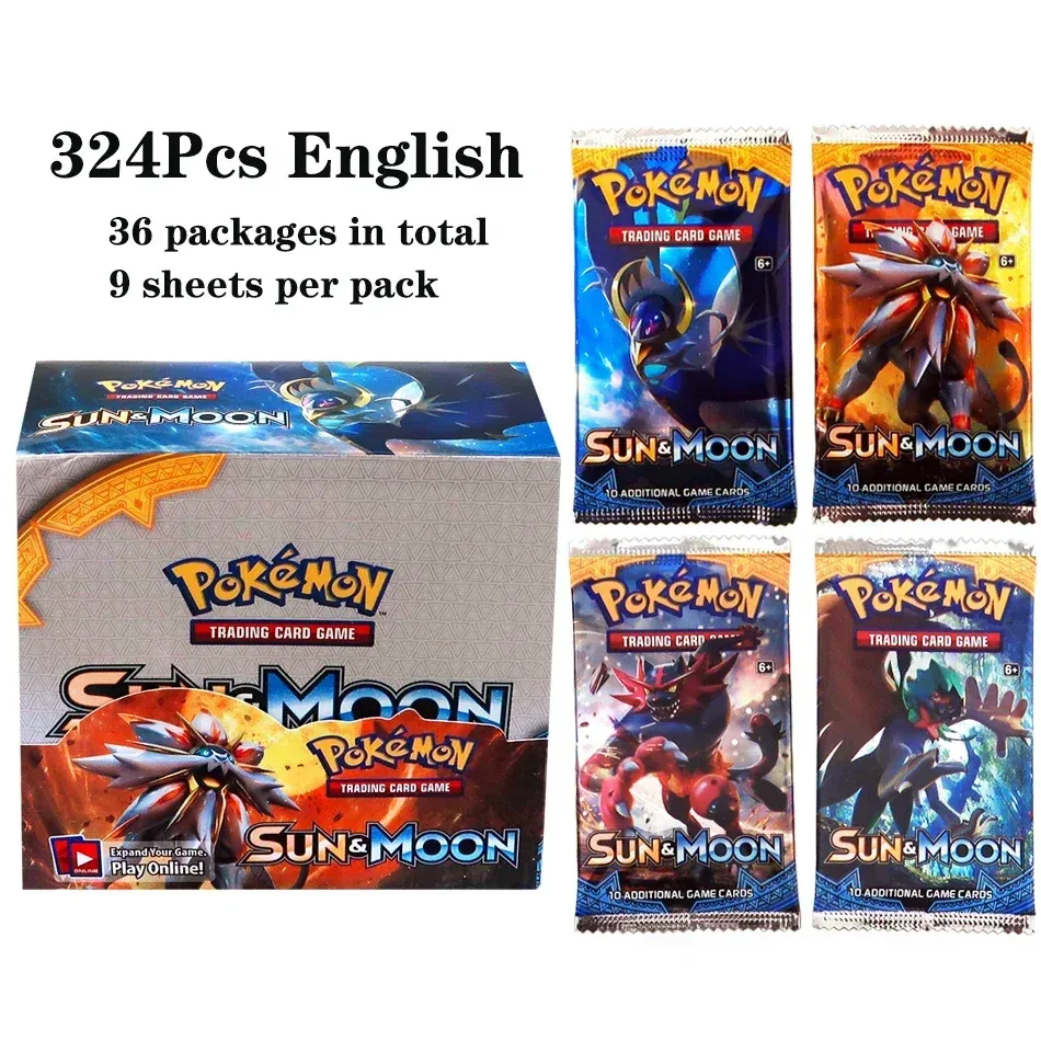 324Pcs/box Pokemon TCG: Sun & Moon Darkness Ablaze 36 Pack Booster Box  Pokemon Card Game Collecting Toys Board Game | Daraz.com.bd