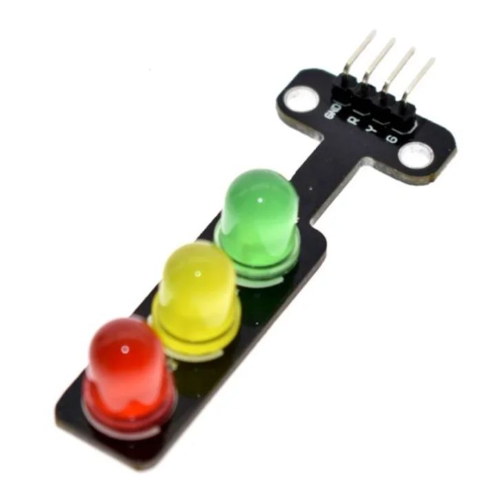 Mini 5V Traffic Light LED Display Module for Arduino Red Yellow Green ...