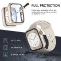 Accessories For Apple Watch 10 11 Tempered glass+Case 46mm 44mm 45mm 41mm 40mm 42mm Screen Protector iwatch series 9 8 7 6 SE 3. 
