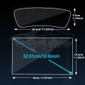 Car Tempered Glass Protective Film For BYD Seal U/Sealion 6/Song Plus 2021-25  Navigation Dashboard Display Screen Protector. 