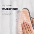 1pc Clear Shower Curtain Liner with Bottom Magnets & Metal Grommets-Plastic Lightweight Bathroom Curtain Bath Curtain Decor.