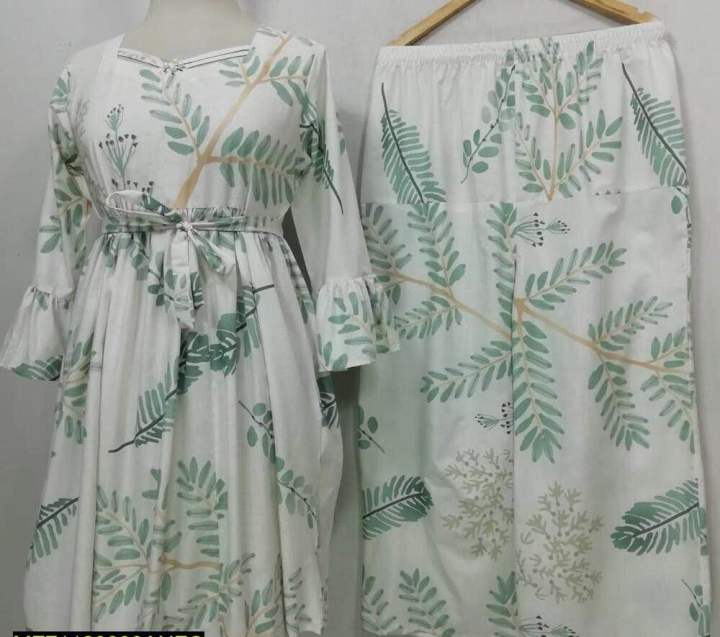 Printed%20Frock%20And%20Trouser%20-%20Image%202