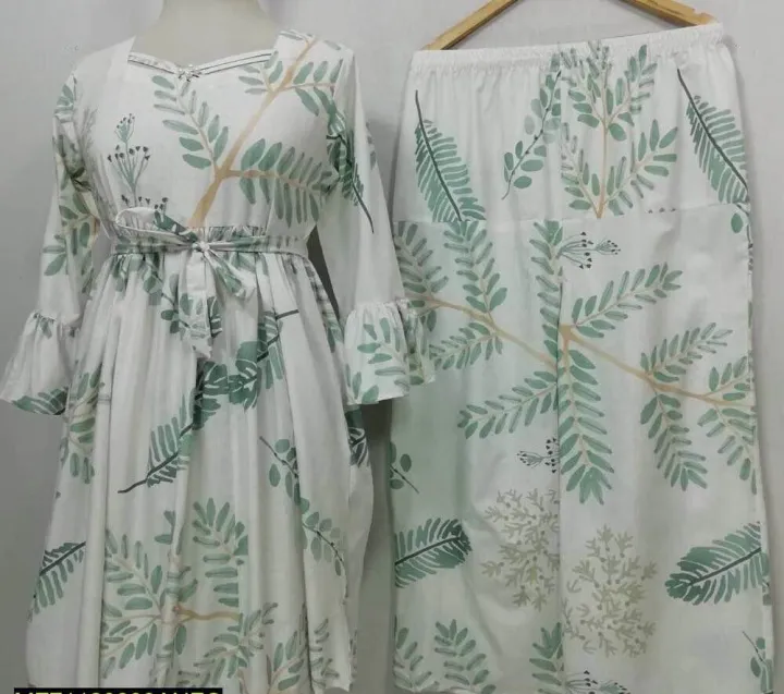 Printed%20Frock%20And%20Trouser%20-%20Image%202