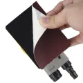 HIFESON Grindering Machine Car Air Sander Polisher With 20Pcs Sandpaper Pneumatic Cars Polishing Grinder Tool Square 70*100mm. 