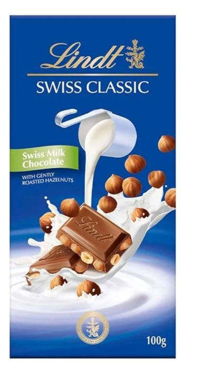 Lindt%20Swiss%20Classic%20Milk%20Chocolate%20With%20Hazelnut%20Bar%20100%20Gram%20(Pack%20of%201/2/3/5)%20-%20Image%203