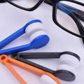 Microfiber mini spectacles cleaner for glasses soft brush mini tool.. 