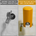 SI FANG Metal Yard Faucet Water Switch Lock Portable Garden Lockable Tap Water Valve Padlock Protect Anti-theft Tap Lock Key. 