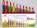 First Generation Wooden Calculation Shelf Abacus for Counting, Addition and Subtraction, Math’s Learning Early Educational Kit Toy for Kids.. 