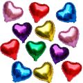 Mini Heart Shaped Foil Balloons 10 inches. 