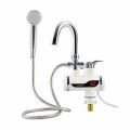 Faucet hot water tap with shower instant heating electric water heater. 