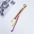Korean Charm Nyion Handmade Rope Keychain Fashion Bag Pendant Jewelry DiY Sports Styie Couple Bracelet Colorful Pendant Gift. 
