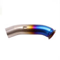 RC390 Motorcyle Exhaust Muffler Middle Link Pipe 51mm Inlet Connect Pipe For KTM DUKE RC 125 250 390 RC390 Duke390 2017- 2021. 