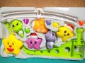 Happy shaking bell. baby musical crib toy with hanging, rotating toys.. 