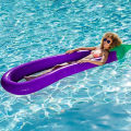 1Pcs 180cm Giant Inflatable Pool Float Eggplant Shape Mattress Swimming Circle For Adult. 