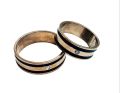 Stylish Silver, Black, Gold Titanium Ring/Chala For Men / Boys. 