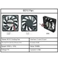 5V 2-Pin 40x40x10mm 50x50x10mm 60x60x10mm PC Computer CPU System Heatsink Brushless Cooling Fan Silent Chassis Radiator Fans. 