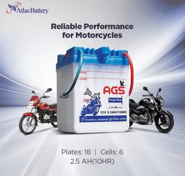 Original AGS 12 Volt Battery for All motorcycle Honda CDI70, Honda CG125 in Affordable Price Best quality product Waterproof