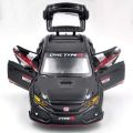 Honda Civic Type R Car Model Alloy 1:32 Diecast Cars Model Car Toy Vehicles Toys. 