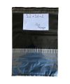 Black Courier Flyer Bags With Address Pocket Medium 12 X 16 Inches - 50 Pieces. 