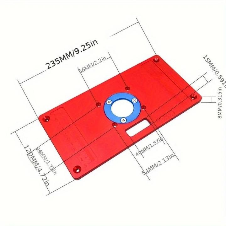 1%20Set%20Aluminum%20Router%20Table%20Insert%20Plate%20High%20Quality%20w/%202%20Router%20Insert%20Rings%20For%20Trimmer%20Woodworking%20Benches%20Router%20RT0700C%20-%20Image%206