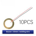 10PCS Buzzer Loudspeaker Piezoelectric Piezo Ceramic Wafer Plate Sounder Sensor Dia 15MM 18MM 20MM 35MM 50MM. 