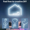 Neon LED Strip Lights DIY Neon Sign Gesture Sensor 5V USB Dimmable Flexible Rope Lamp Tube IP65 Waterproof Room Backlight Decor. 