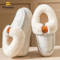 Platform Slippers Women Wedge Memory Foam TPR Non Slip Sole Warm Fuzzy Winter Durable Bedroom Shoes Cozy Comfort.