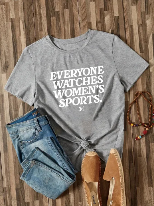 Everyone%20Watches%20Women's%20Sports%20Women%20TShirt%20Summer%20Fashion%20Short%20Sleeved%20T-shirt%20Printed%20O-neck%20Casual%20Tshirt%20Summer%20Streetwear%20-%20Image%203