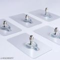 6pcs Photo Frame Hooks Invisible Stickers Hanging Picture Painting Non-Trace Self Adhesive Nails Hook Wall Paste Tack. 