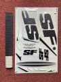 3D Embossed Leather Cricket Bat Stickers & Grip Two in One Package. 