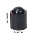 Billiards Pool Cue Bottom Protectors Pool Cue Stick Butt End Protector Cap Shockproof Table Game Stick Bumper Pad. 