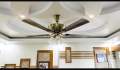 Usha Fontana Maple 1250mm/50” Ceiling Fan (Antique Brass).