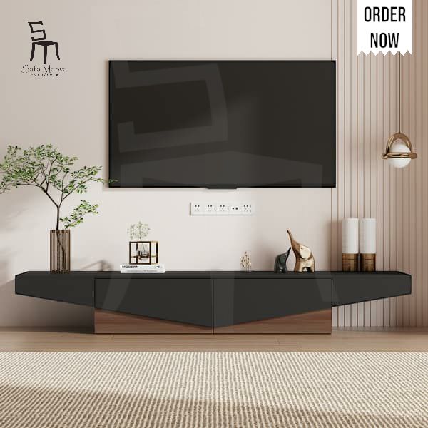 luxury 6ft LCD Rack  5ft LCD Rack  LCD Rack Wooden TV Console.01