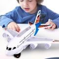 Airplane Toys for Kids, Bump and Go Action, Toddler Toy Plane with LED Flashing Lights and Sounds for Boys & Girls 3-12 Years Old (Airbus A380). 