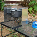 8/9/10 Plates Gas Stove Wind Shield Outdoor Camping Picnic Cooking Burner Windproof Screen Aluminum Alloy Wind Screen. 