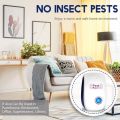 (UK PLUG) Pest Reject Ultrasonic Intelligent Repeller Anti Mosquito Mouse Pest Control Rejector Home Insect Killer. 